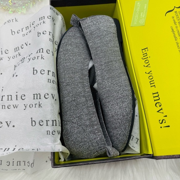 BERNIE MEV Safira Comfort Flats Grey/Silver 7.5 (38) - Picture 4 of 8